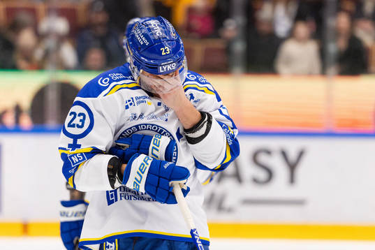 Leksands Mikael Ruohomaa har ont