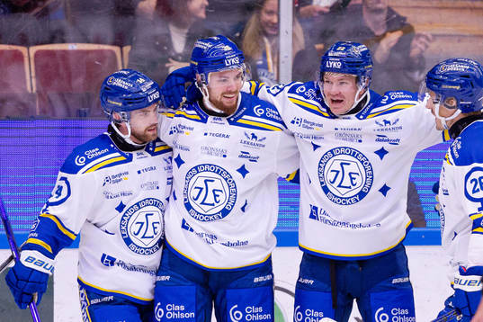 Leksands Oskar Lang , Lucas Elvenes, Tobias Ekberg och