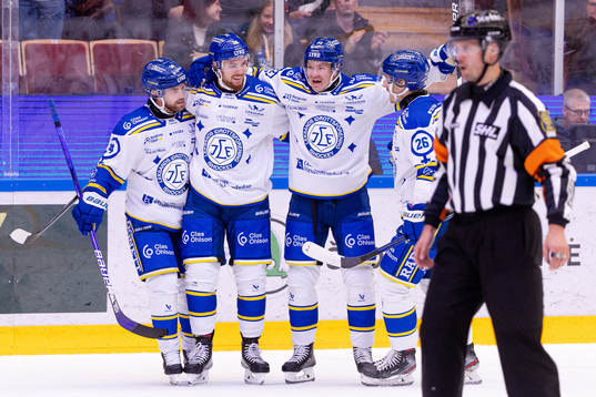 Leksands Oskar Lang , Lucas Elvenes, Tobias Ekberg och