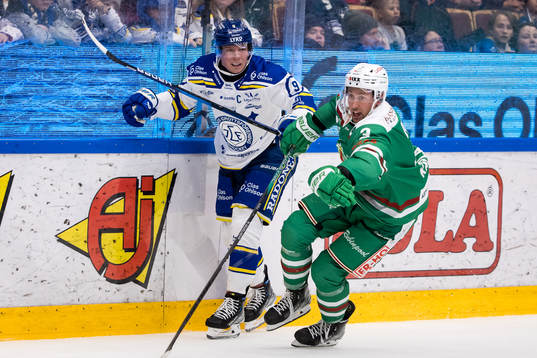 Leksands Patrik Zackrisson och Rögles Michael Kapla