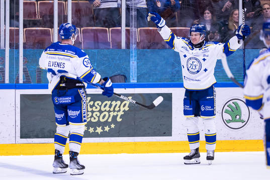 Leksands Tobias Ekberg jubel
