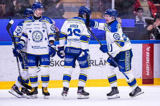 Leksands Tobias Ekberg jubel