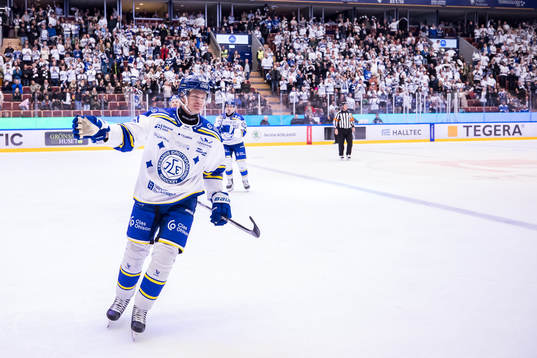 Leksands Tobias Ekberg jubel