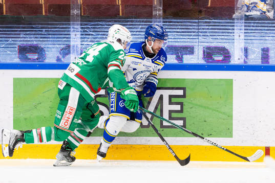 Rögles Marco Kasper och Leksands Oskar Lang