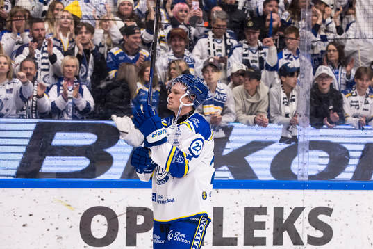 Leksands Tobias Ekberg jubel