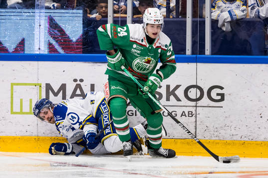 Rögles Marco Kasper och Leksands Oskar Lang