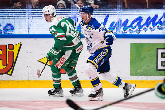 Rögles Marco Kasper och Leksands Olle Alsing