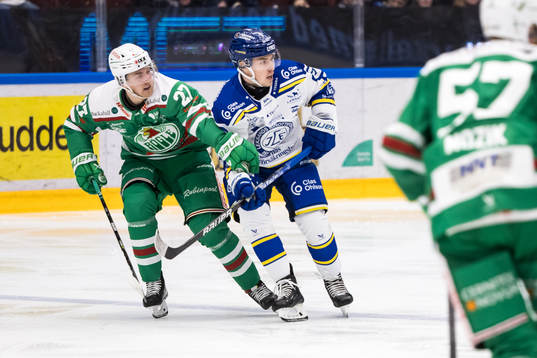 Rögles Linus Sjödin och Leksands Marcus Karlberg