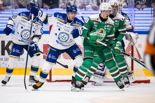 Leksands Mikael Ruohomaa och Rögles Anton Bengtsson