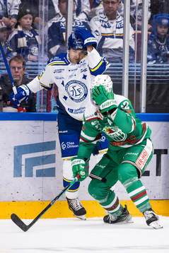 Leksands John Quenneville och Rögles Brady Ferguson