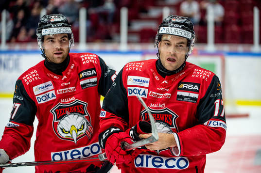 Malmö Redhawks Ponthus Westerholm och Pathrik Westerholm