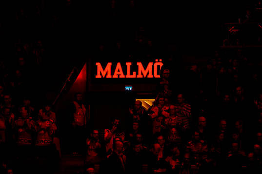 Malmö arena innan ishockeymatchen i SHL mellan Malmö