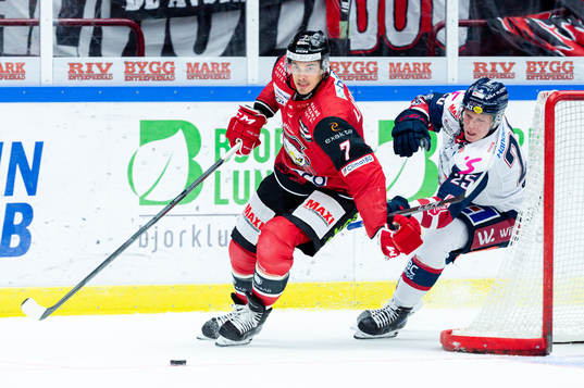 Malmö Redhawks Oliver Lauridsen och Linköpings Filip