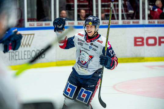 Linköpings Vilmos Gallo jublar