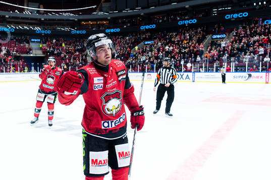 Malmö Redhawks Ponthus Westerholm jublar