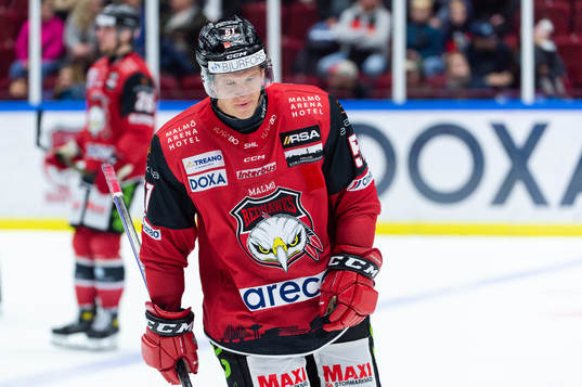 Malmö Redhawks Emil Sylvegård deppar