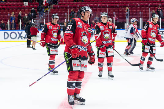 Malmö Redhawks Emil Sylvegård deppar