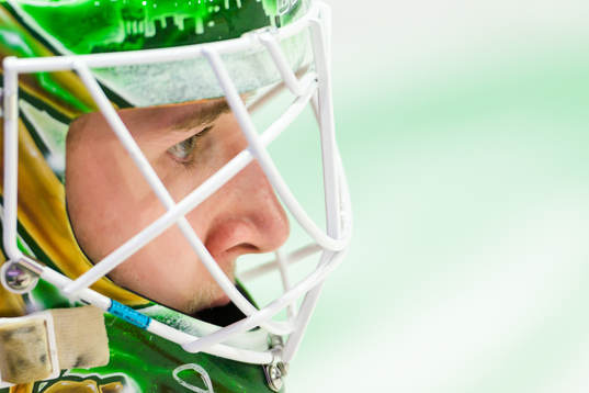 Färjestads målvakt Dennis Hildeby