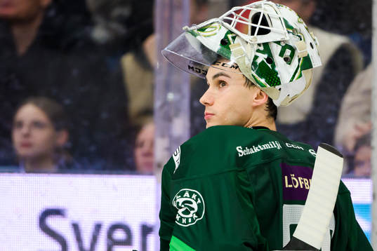 Färjestads målvakt Matthew Tomkins