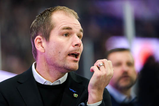 Färjestads huvudtränare Tomas Mitell