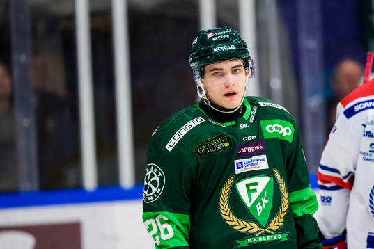Färjestads Joel Nyström deppar