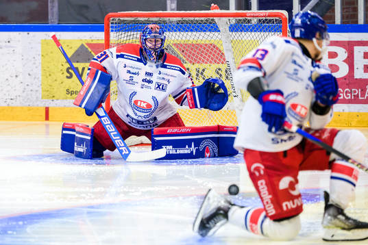 Oskarshamns målvakt Tim Juel