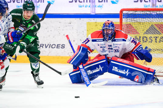 Oskarshamns målvakt Tim Juel