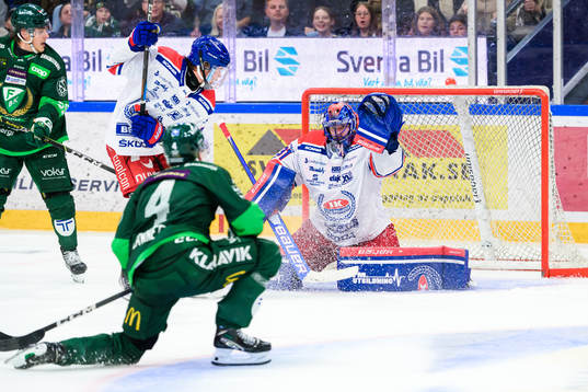 Oskarshamns målvakt Tim Juel