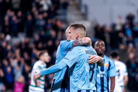 Magnus Eriksson and Elias Andersson of Djurgården