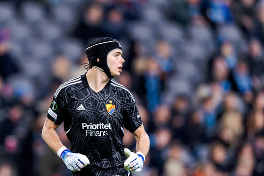 Goalkeeper Jacob Widell Zetterström of Djurgården