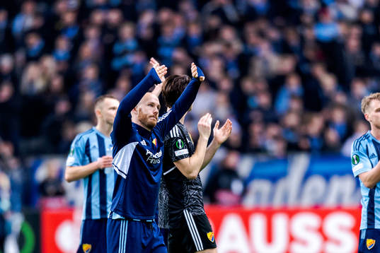 Magnus Eriksson of Djurgården celebrates