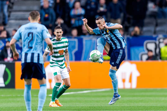 Lee Grace of Shamrock Rovers and Haris Radetinac of