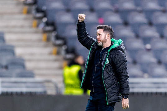 Head coach Stephen Bradley of Shamrock Rovers