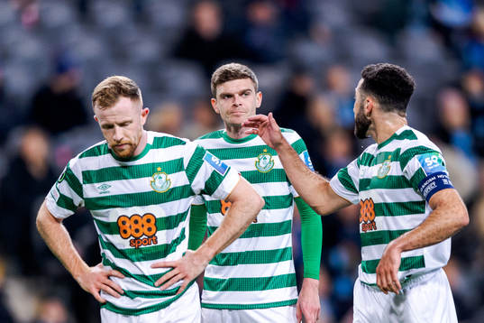 Sean Hoare, Sean Gannon and Roberto Lopes of Shamrock