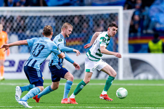 Hampus Finndell and Kalle Holmberg against Gary O Neill of