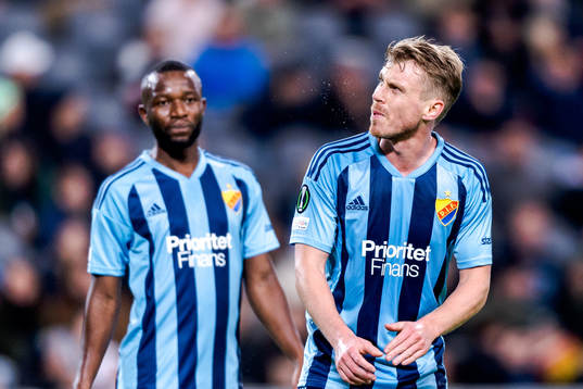 Rasmus Schuller looks dejected