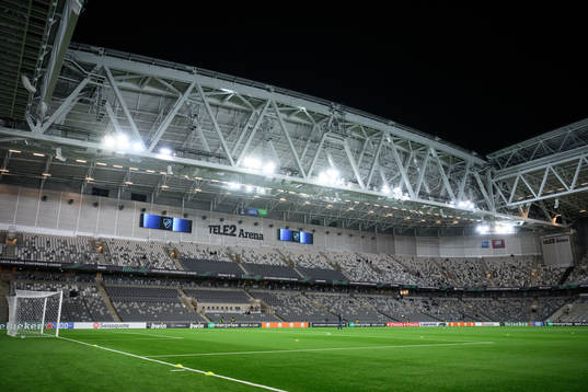 Interior view of Tele2 Arena