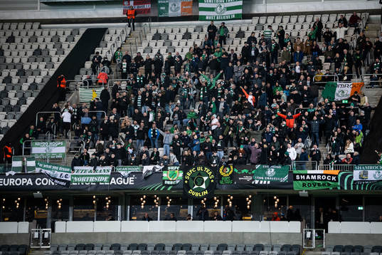 Supporters of Shamrock Rovers