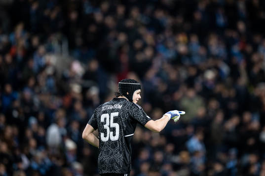 Goalkeeper Jacob Widell Zetterström of Djurgården