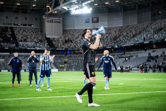 Goalkeeper Jacob Widell Zetterström of Djurgården
