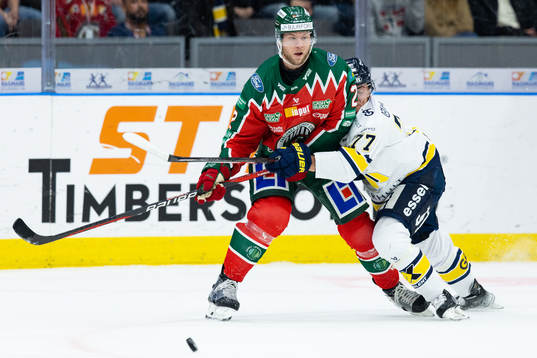 Frölundas Christian Folin och HV71s Herman Hansson