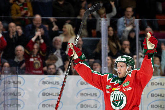 Frölundas Filip Johansson jublar