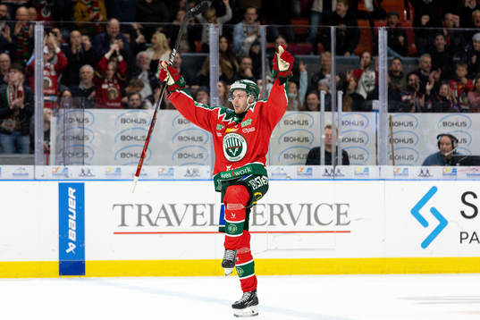 Frölundas Filip Johansson jublar