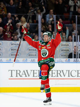 Frölundas Filip Johansson jublar