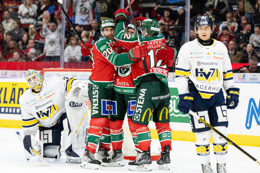 Frölundas Joel Lundqvist, Jacob Nilsson och Max Friberg