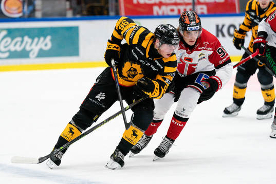 Skellefteås Rickard Hugg och Örebros Leo Carlsson
