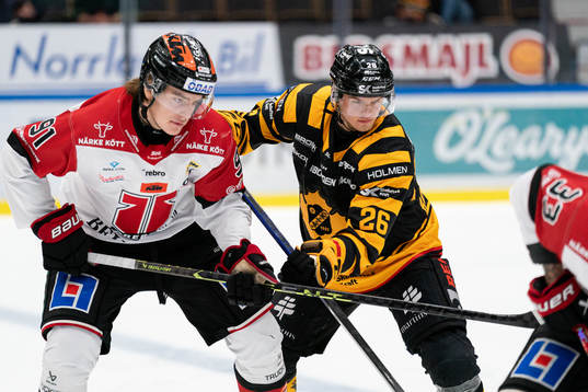 Örebros Leo Carlsson och Skellefteås Simon Robertsson