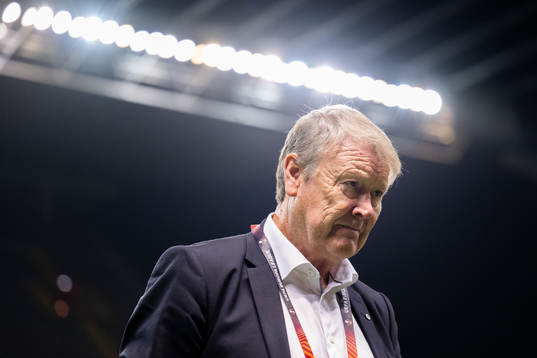 Head coach Åge Hareide of Malmö