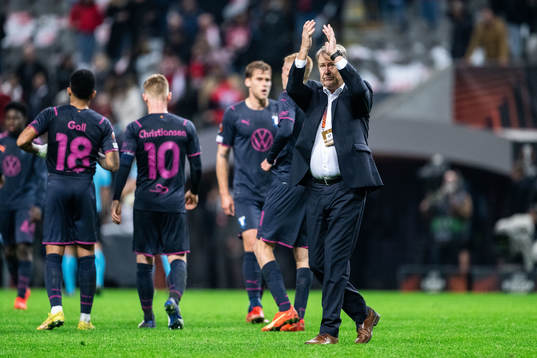 Head coach Åge Hareide of Malmö FF