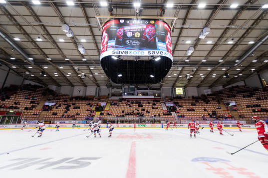 Spelarna värmer upp